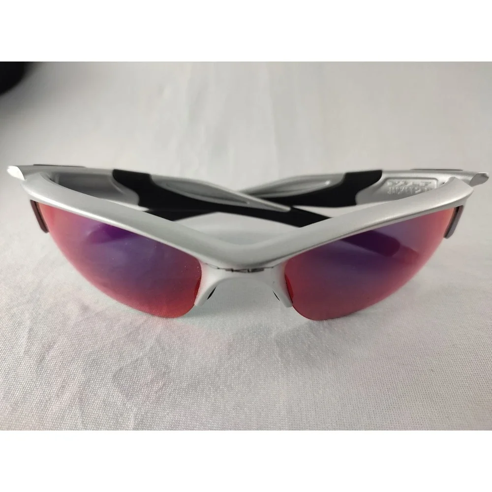 Oakley Custom Half Jacket 2.0 Silver Positive Red Iridium‎ Special Edition Bag